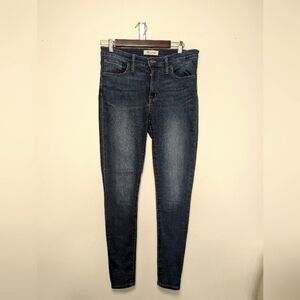 Madewell Roadtripper Jeans | Size 29 Tall | Dark Wash High-Rise Skinny Denim